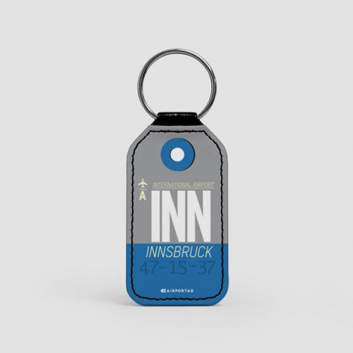 INN - Leather Keychain