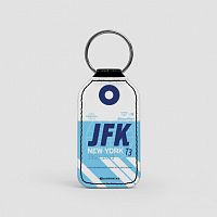 JFK World Port - Pan Am - Leather Keychain