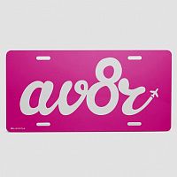 AV8R - License Plate