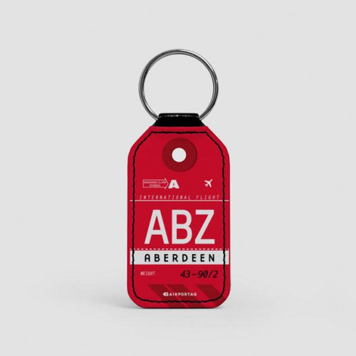 ABZ - Leather Keychain