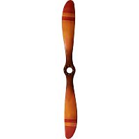 4' Replica Airplane Propeller with Red Tips