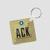 ACK - Square Keychain