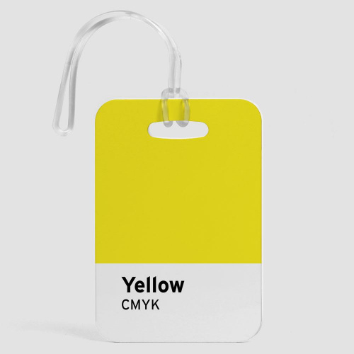 Yellow CMYK - Luggage Tag