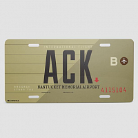 ACK - License Plate