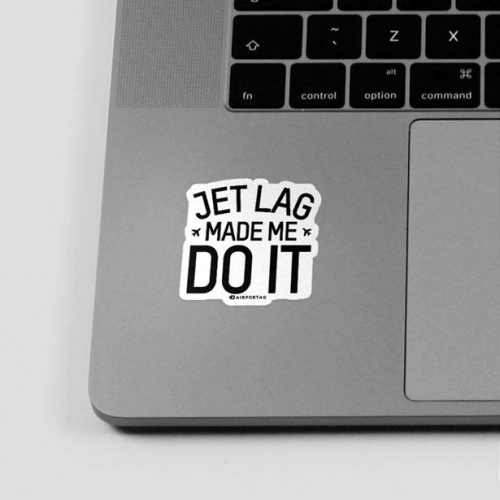 Jet Lag - Sticker