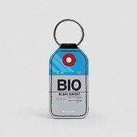 BIO - Leather Keychain