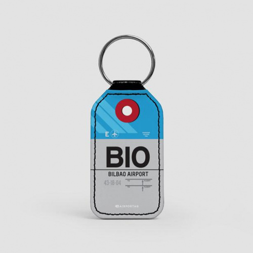 BIO - Leather Keychain