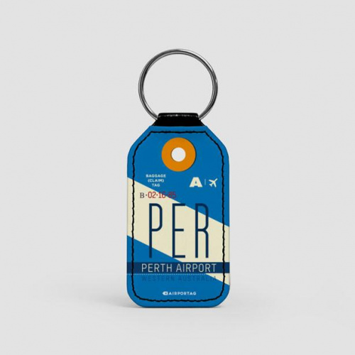 PER - Leather Keychain