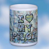 Custom U.S. Aeronautical I Love My Pilot Chart Mug