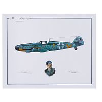 Erich Hartmann Limited Edition Signed Aircraft Print