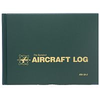 SA-2 Aircraft Logbook (Green - Hardcover - 94 Pages)