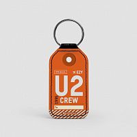 U2 - Leather Keychain