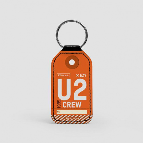 U2 - Leather Keychain