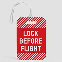 Lock Before Flight - Luggage Tag