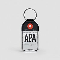APA - Leather Keychain