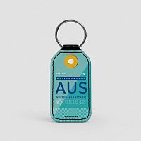 AUS - Leather Keychain