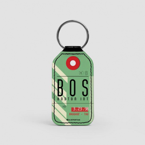 BOS - Leather Keychain