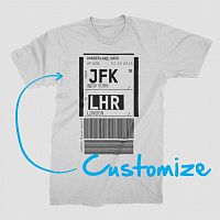 Luggage Ticket - Custom Men's Tee