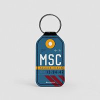 MSC - Leather Keychain