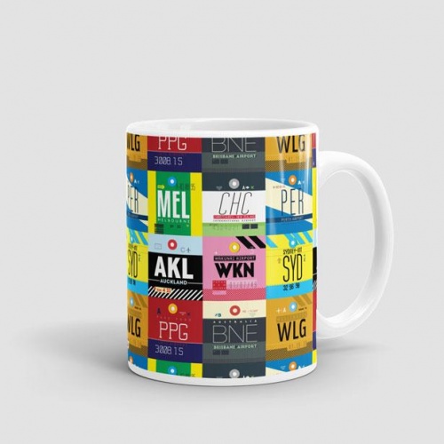 Oceania Airports - Mug