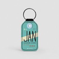 JAN - Leather Keychain