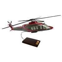 Bell 525 Relentless 1/30 Helicopter Mahogany Aircraft Model