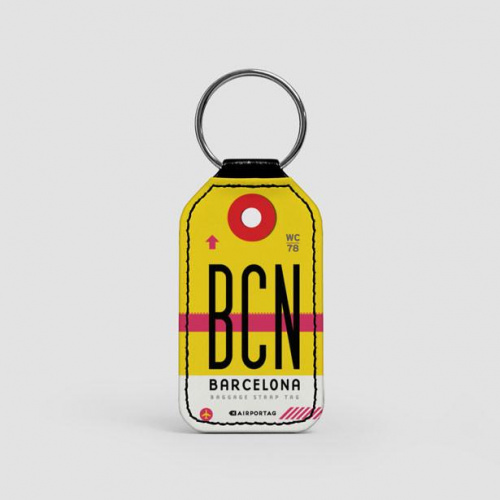 BCN - Leather Keychain