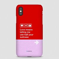 Love means ... - Phone Case