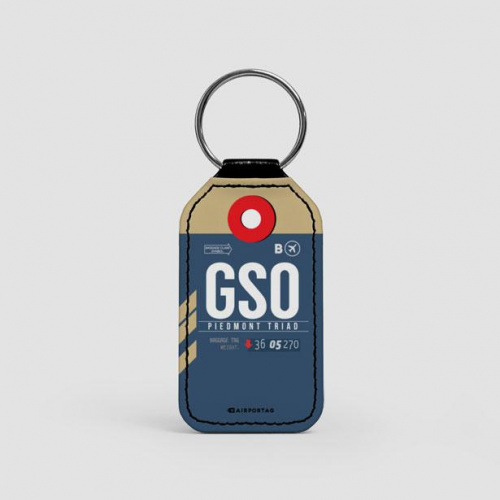 GSO - Leather Keychain