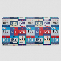 French Airports - License Plate