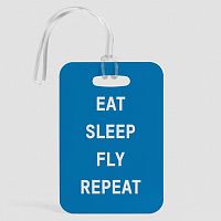 Eat Sleep Fly - Luggage Tag