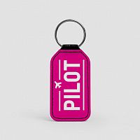 Pilot - Leather Keychain