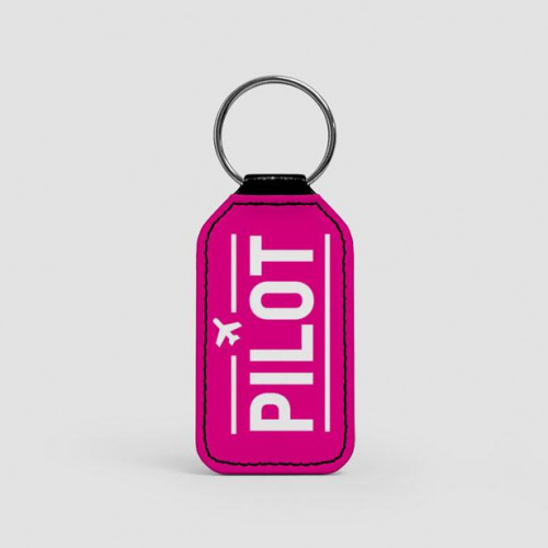 Pilot - Leather Keychain