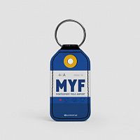 MYF - Leather Keychain