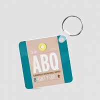ABQ - Square Keychain