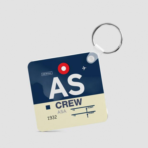 AS - Square Keychain