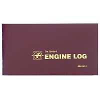 SE-1 Engine Logbook (Burgundy - Softcover - 62 Pages)
