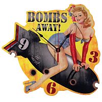 Bombs Away! Wall Clock