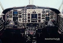 Super King Air 300 Cockpit Poster