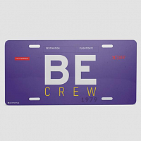 BE - License Plate