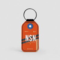 NSN - Leather Keychain