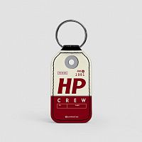HP - Leather Keychain