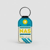 NAS - Leather Keychain