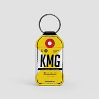 KMG - Leather Keychain