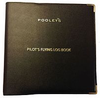 Pooleys Commercial Pilot Leather Log Book Cover (JAR)