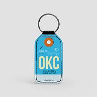 OKC - Leather Keychain