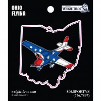 Ohio State with Airplane Sticker