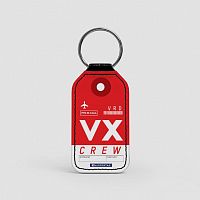 VX - Leather Keychain