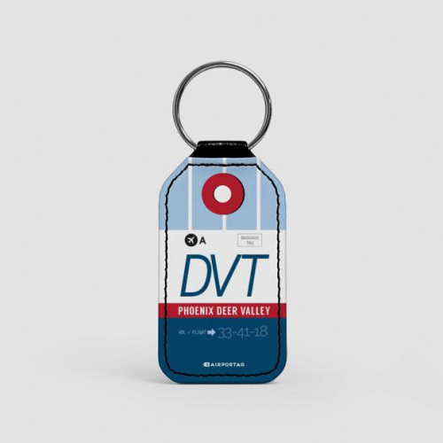 DVT - Leather Keychain