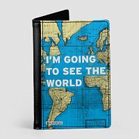 I'm Going - World Map - Passport Cover